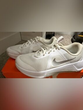 Nike Women's Light Cream Mesh Training Sneakers